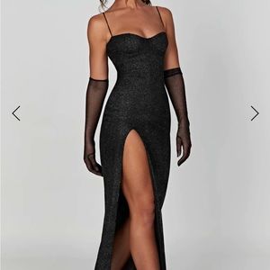 BabyBoo Trixie Maxi Dress Black XS